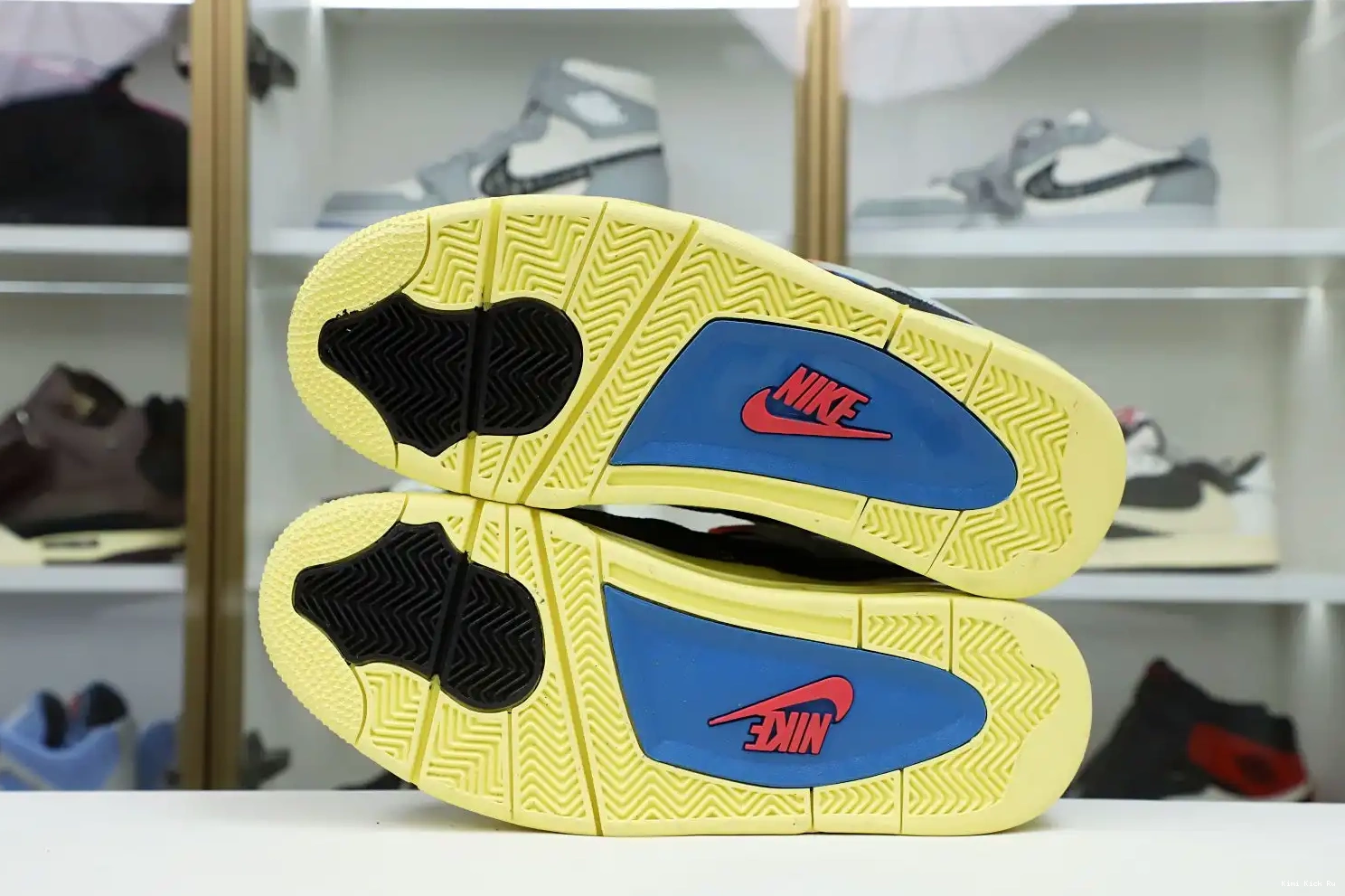 Kimikick UNION 4 'OFF AIR JORDAN NOIR' RETRO X LA 0614